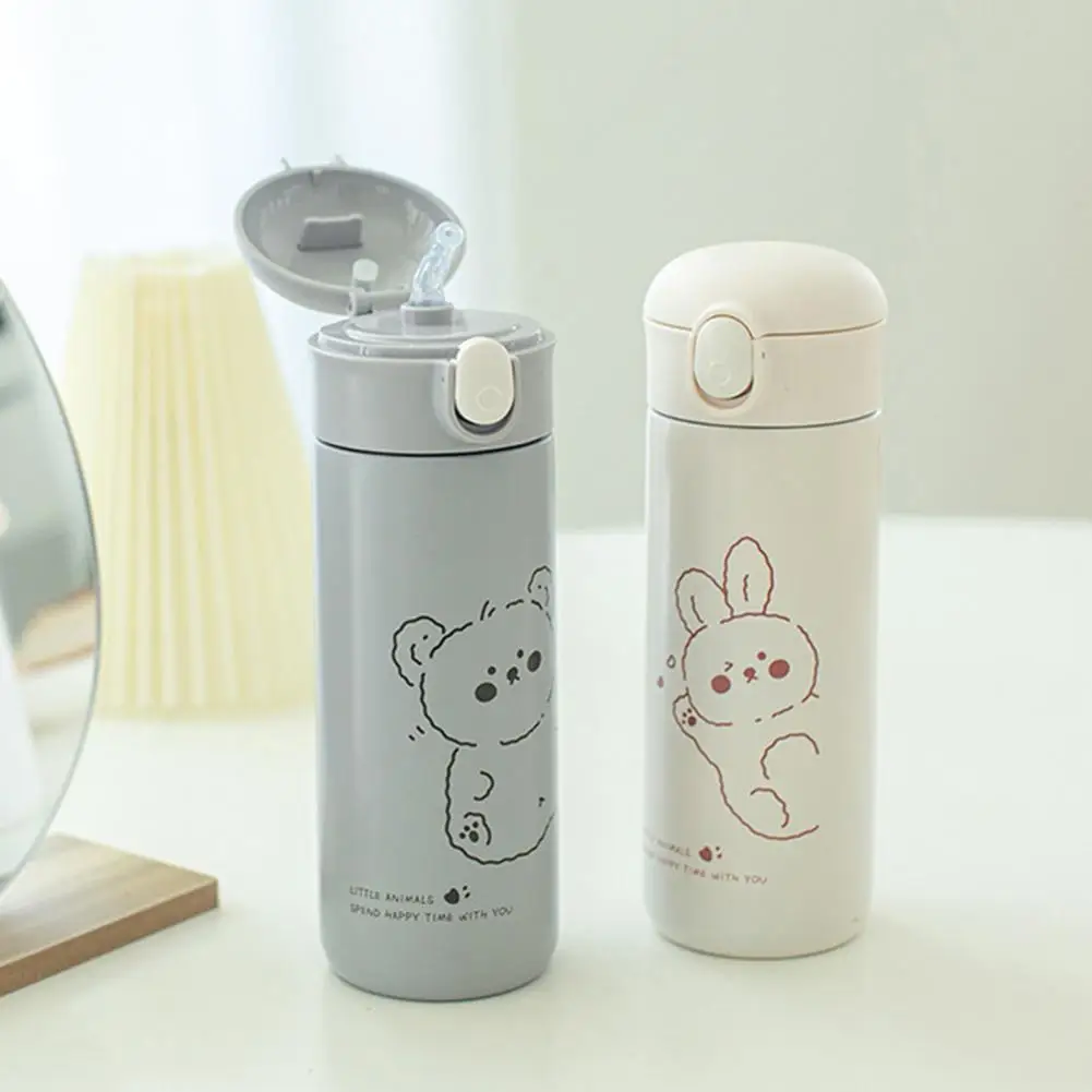 460ml Thermos Bottle Water Bottle Seal Design Onehanded Operation One