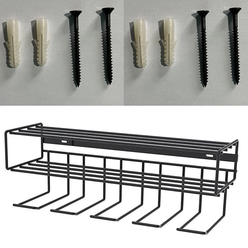Hand Power Tool Organizer Rack Wall Mounted Rustproof Tool Shelf Electric Drill Holders Heavy Duty For Workshop Garage tool organizer wrench organizer screwdriver organizer power tool holder
