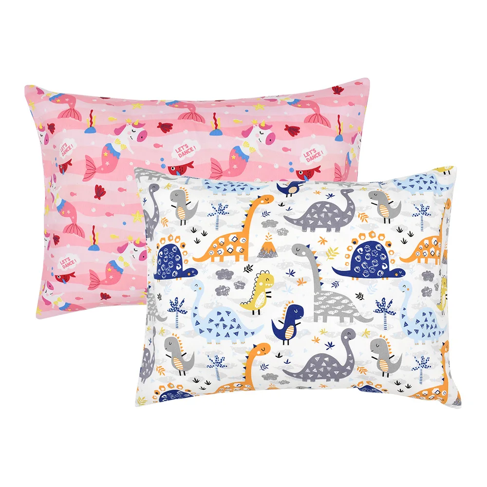 

49*36CM Toddler Pillowcases-Cotton Pillow Cover Kids Bedding Pillow Envelope Babies Kids Children Boys Girls Sleeping Travel