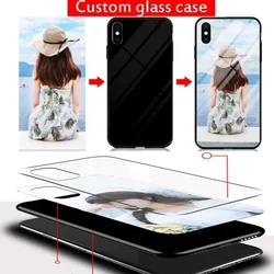 Custom Photo Tempered Glass Case with Personalized Bumper Protection & Lanyard - POCO X6 NEO (Glass Case)