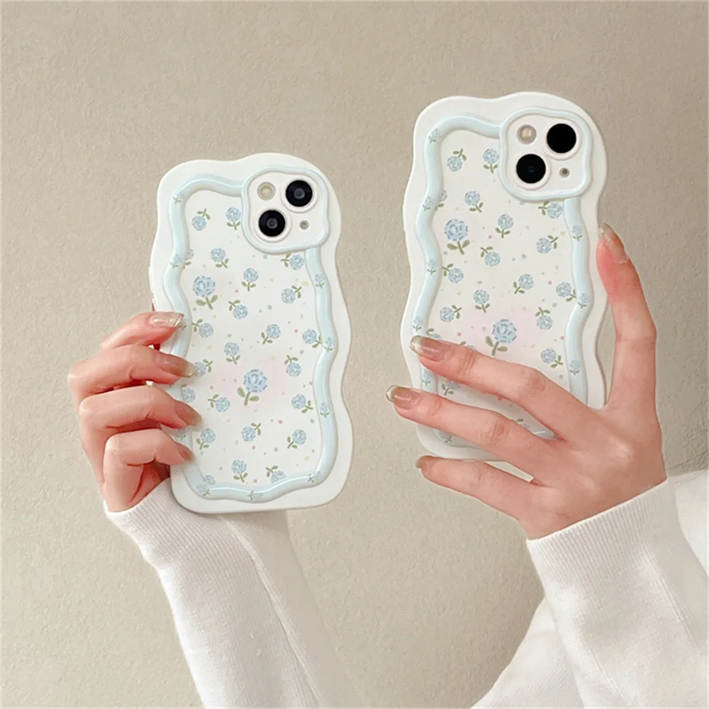 

Phone Case for Iphone 11 12 13 14 15 Pro Max Soft Shockproof Protective Back Cover Korea Style Clouds Huawei Mate60