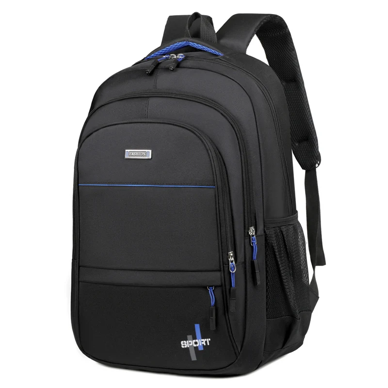 High quality student backpack, large capacity travel bag, fashionable Oxford cloth bag, trendy computer bag, washable backpack