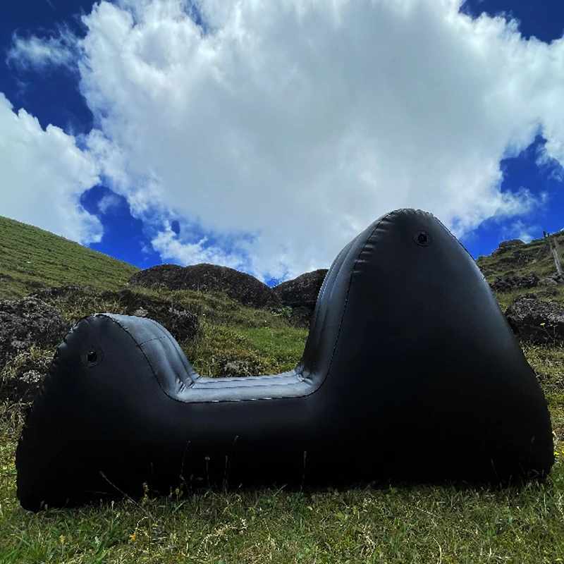 Description Picture 4 of itemInflatable Sofa Bed Relaxing Chair Folding Lounger S Cushion Lazy Comfort Love Furniture Men Women Outdoor Sofa Exotic Cushion