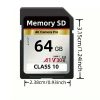 Memory Card U3 High Speed 128GB 64GB 32GB Memory Card Classe 10 3D 4K V30 Video High Speed - Image 2