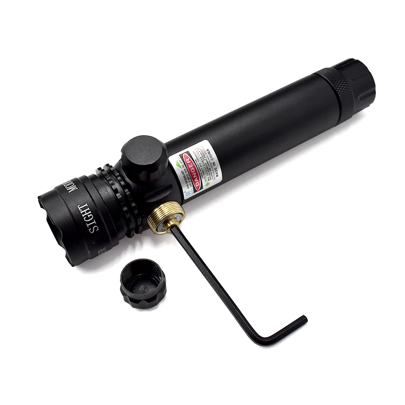 Green Laser Aiming Instrument Auxiliary Sight Hunting Laser Device Optical Equipment Including Clamp Without Battery