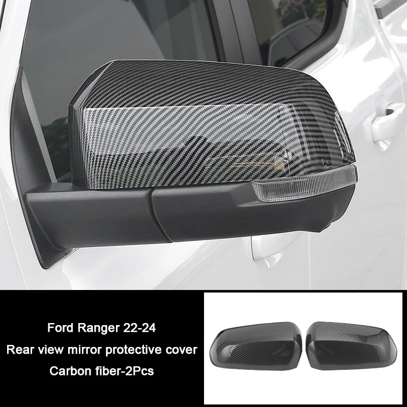 Coques De Rétroviseurs Pour Ford Ranger 2012-2022 – Protection ABS, Design Carbone, Installation Facile