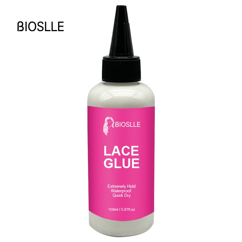 BIOSLLE 150ML 5.07oz Waterproof Extreme Hold Invisible Tape Wig Adhesive Bonding Hair Glue Lace insulating tape for electrical wire cable waterproof liquid 50ml temperature resistant seal glue for repairing insulation