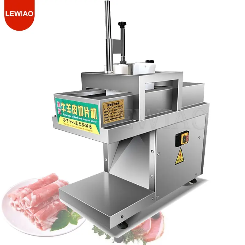 

Electric Meat Slicer Mutton Roll Beef Cutter Lamb Potato Rolls Vegetable Cutting Machine Bread Slicing Machine