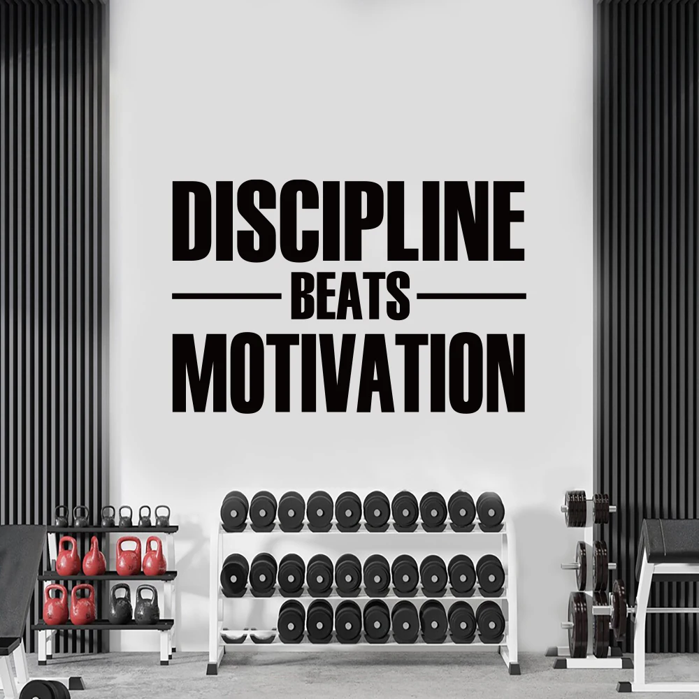 How a Disciplined Gym Wall Sticker Transformed My Daily Training Routine