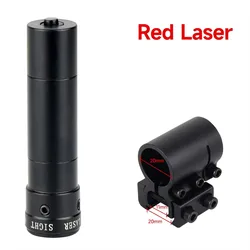 Enhanced Tactical Red Laser Sight for Outdoor Sports and Long - Distance Hunting (Red universal clip)