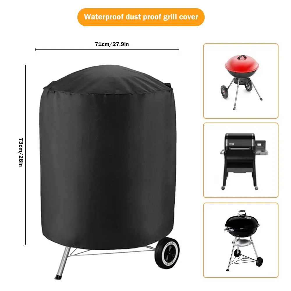 BBQ Grill Cover Outdoor Waterproof Dustproof 210D Oxford Cloth