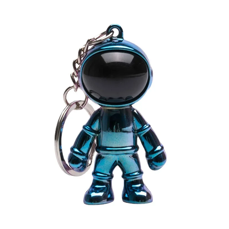 Porte-clés d'astronaute de personnalité 3D, pendentif de voiture créatif d'astronaute tridimensionnel, collier pour hommes et femmes, accessoires pour vêtements