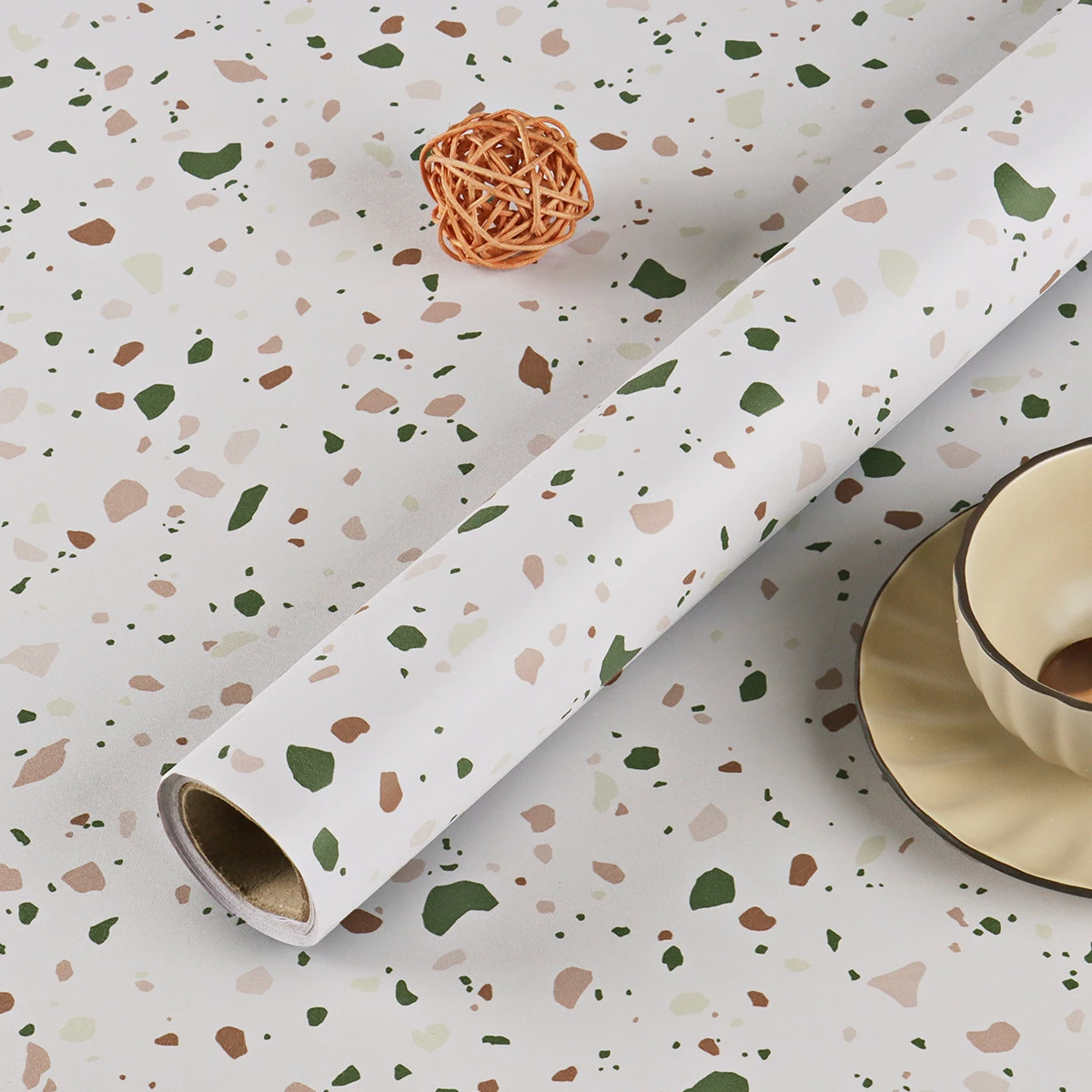 Vinyl Renovation Marble Gravel Self-Adhesive Decorative Wall Sticker
