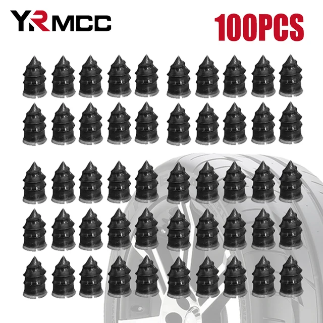 100PCS Wholesale Car Vacuum Tyre Repair Nail Tire Repair Tool Set Cars Truck Rubber Tire Puncture Motorcycle Repair Glue Nails