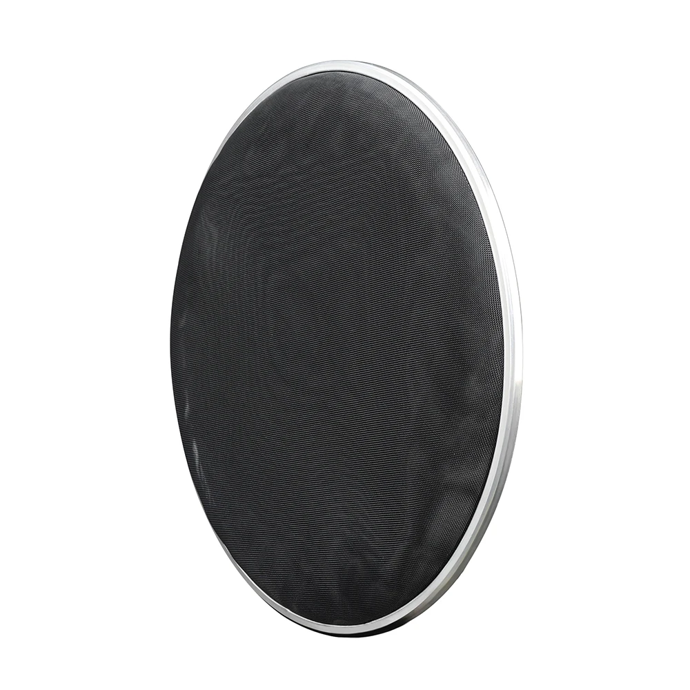 10-Inch Nylon Silent Mute Drum Skin Mesh Drum Head Black Double Layer Nylon For Bass Drum Percussion Instrument Parts Accessory