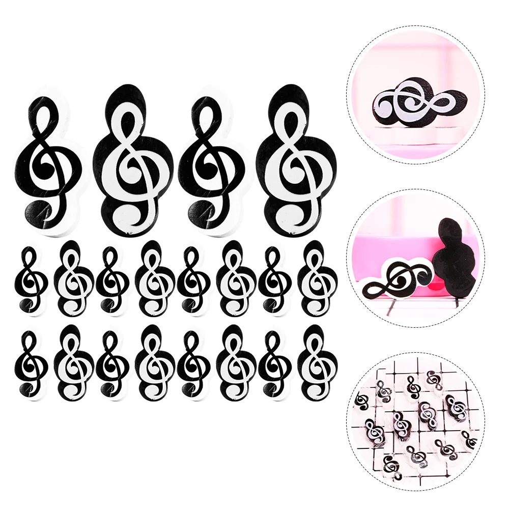 

Mini Erasers Cute Small Erasers Music Note Shaped Erasers Music Symbol Eraser for Classroom School Home Students