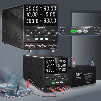 Dual Display Lab แหล่งจ่ายไฟ 3 ช่อง 120V 240V Digital Bench แหล่งจ่ายไฟหลายเอาต์พุต Series ฟังก์ชั่นขนาน 1