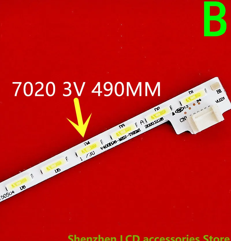  For  40PFL5449/T3 LCD backlight V400HJ6-ME2-TREM1 screen V400HJ6-LE8   52LED 490MM   100%NEW