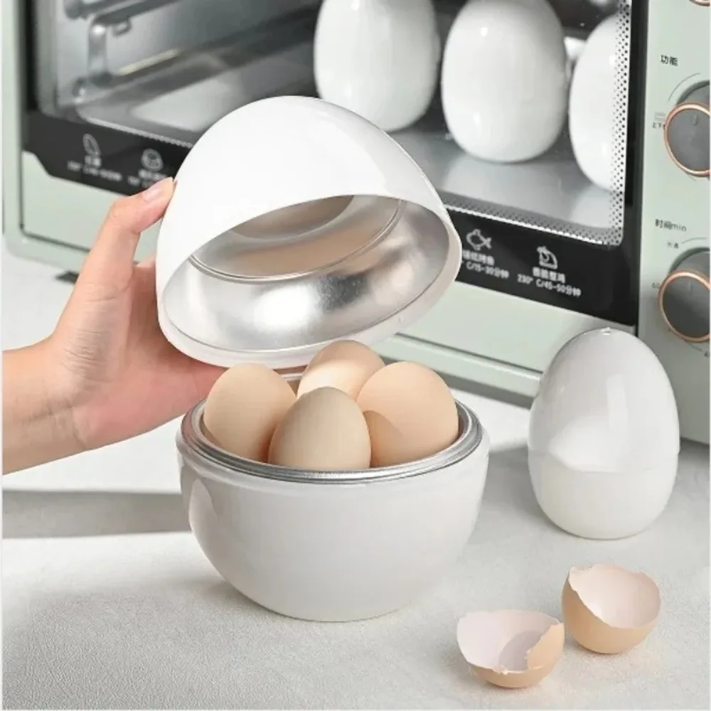 Microwave Egg Steamer - Quick 4-Egg Boiler for Hard or Soft Boiled Eggs