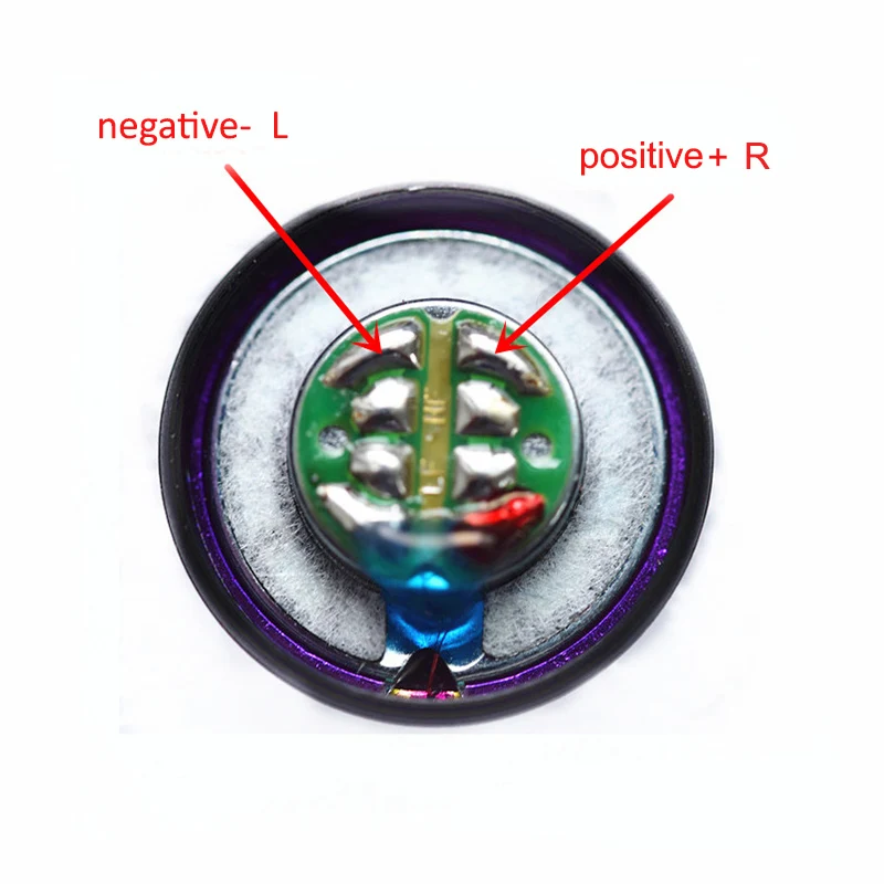 15.4mm 130 ohm Headphone HiFi Loudspeakers Beryllium Speaker unit for MX500 DIY with Shell Cases 108dB/W
