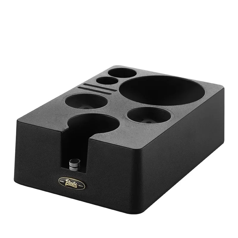 Coffee Tamper Station 51MM 58MM ABS Espresso Portafilter Holder Mat With Knock Box Support Base Rack Barista Accessories