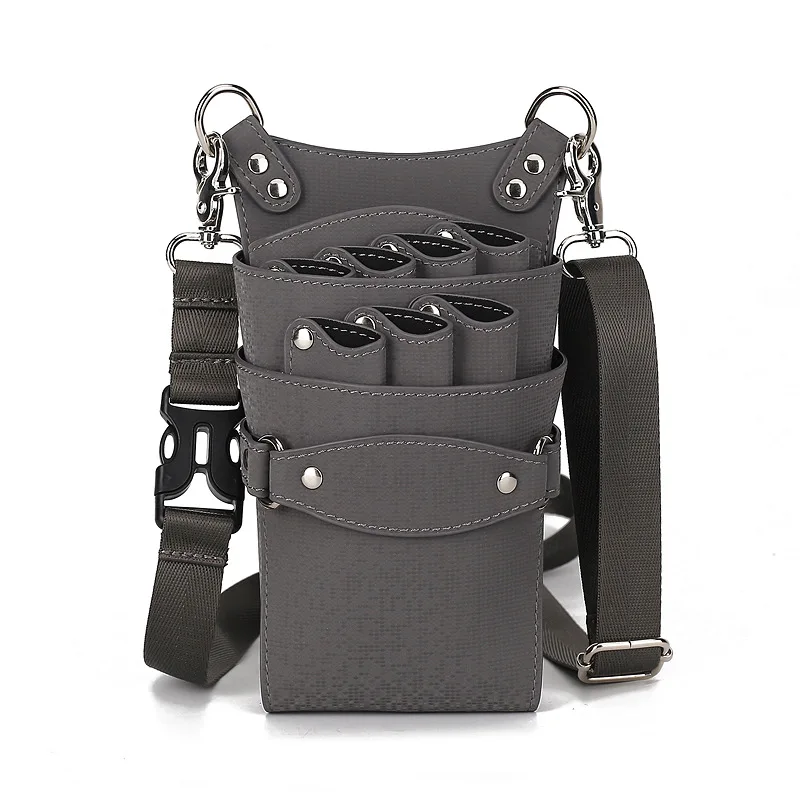 Hairdressing Scissors Waist Bag Hairdresser Messenger Bag Pet 7 Position Barber Pouch Hair Stylist Barber Beauty Salon Tool Case