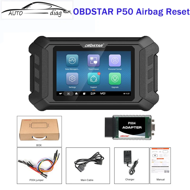 

OBDSTAR P50 сброс подушки безопасности + PINCODE интеллектуальное сброс подушки безопасности охватывает 38 брендов и более 3000 ЭБУ часть № с P004