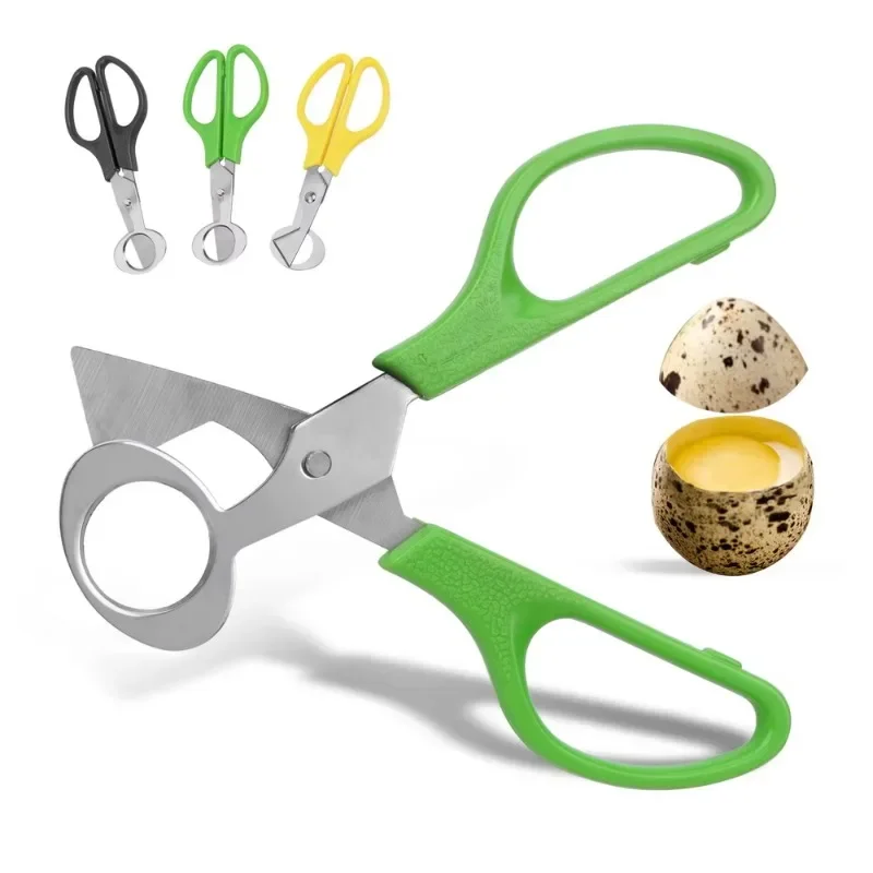 1PC Multi functional cigar cutter Quail Eggshell Scissors Eggshell separator Stainless steel egg slicer  Kitchen tools 3