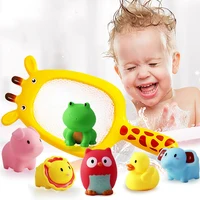 Baby Bath Toys Bathing Cute Swimming Turtle Whale Pool Beach Classic Fishing Water Toy For Kids Water Playing Toys 2