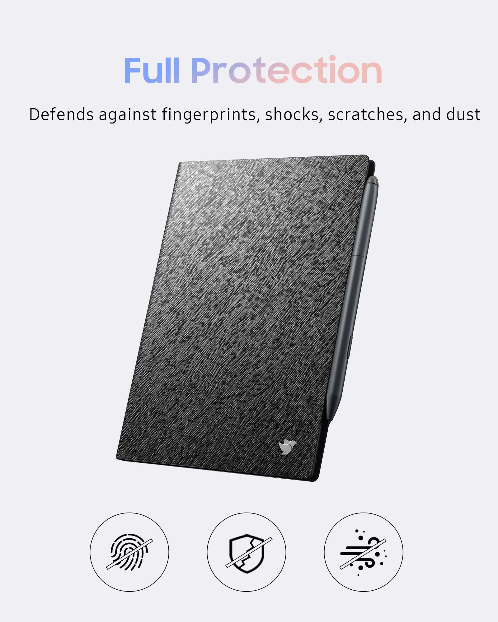 For iFLYTEK Air2 Case, Smart Office, Case, 8.3 Inch E-book Reader, Pen Slot Case, Air2 Hard Shell, Back Cover 5
