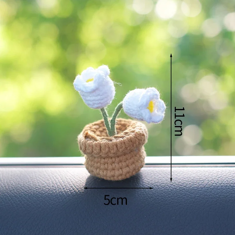 Sunflower Crochet Flowers - Elegant Knitted Blooms for Graduation & Wedding Gifts, Room Decor, and Desk Accessories
