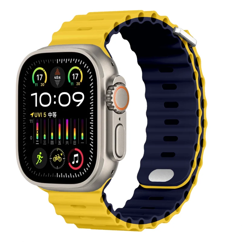 Breathable Silicone Strap for Smartwatch - Multiple Sizes