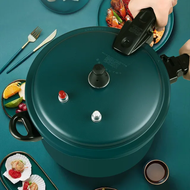 Non-stick Pressure Cooker Cooking Cast Iron Explosion-Proof Pressure Cooker Induction Cookers Gas Rice Cookers For Household 3