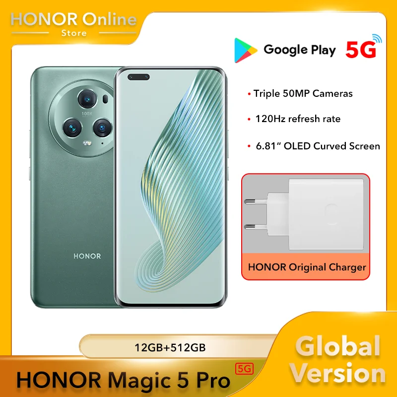 Honor Magic 5 Pro 12GB/512GB SIMフリー Honor Magic 5 Pro 12GB/512GB SIMフリー Honor Magic 5 Pro 12GB