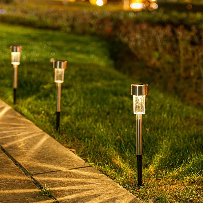 1/10pcs solární sad dekorace nástroje lehký outdoorové solární napájené lampa vodotěsný krajina osvětlení pro pathway patio ráhno trávník