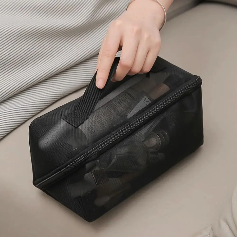 

Portable New Makeup Bag Large-Capacity Space Saving Storage Organizer Handle Professional Cosmetics Storage Box Household