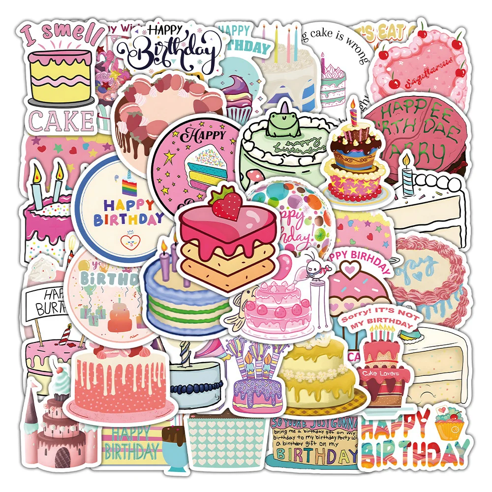 Happy Birthday Birthday Cake Sticker - Happy Birthday Birthday Cake Birthday  - Discover & Share GIFs