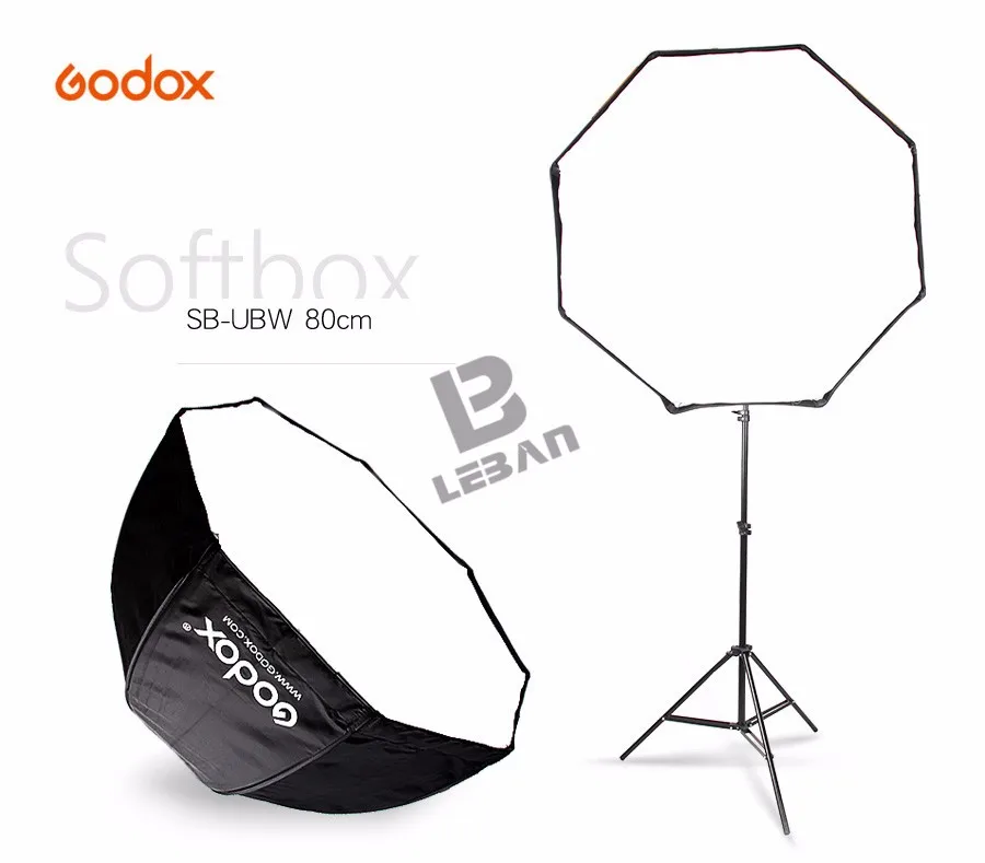 Photo Studio 80cm 31.5in Portable Octagon Flash Speedlight Speedlite Umbrella So