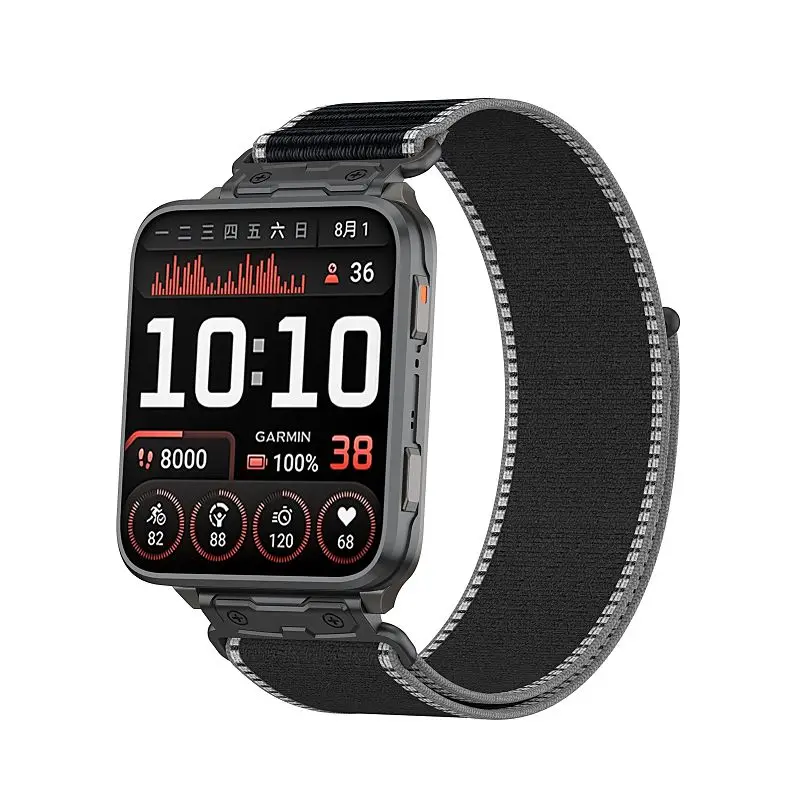 Nylon Trail Loop Sport Strap - 24mm Breathable Wristband