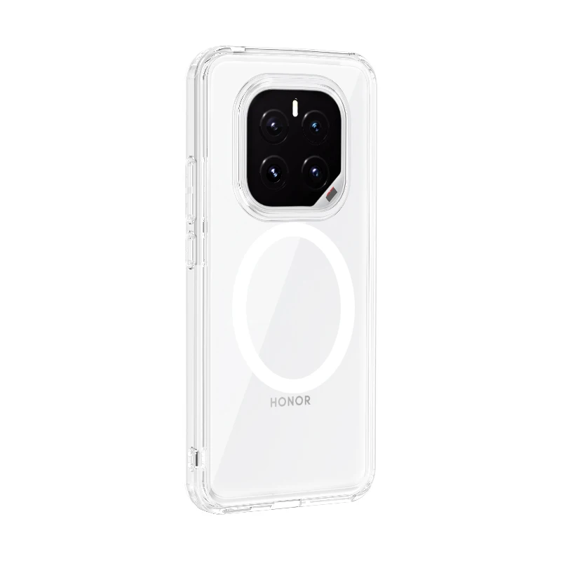 For Honor GT Pro Crystal Clear Magnetic Anti-Scratch Phone Case with Soft TPU and Camera Protection