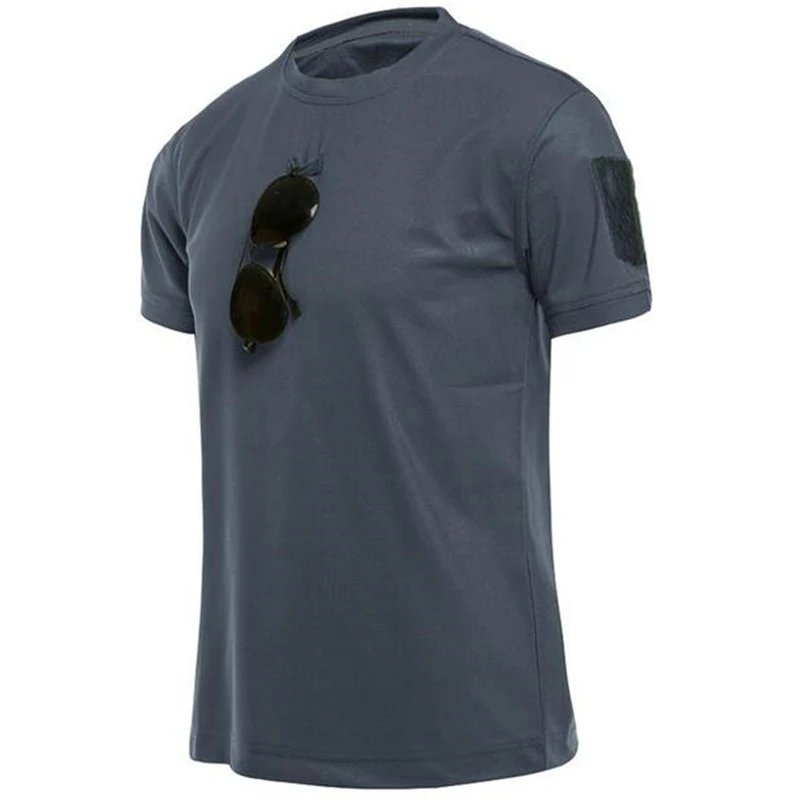 Sport T Shirt Outdoor Tactical T-Shirts Sports Breathable Hiking Summer Quick Dry T Shirts Hunting Camping 4XL Lapel Polos Sports Clothing sport t shirt