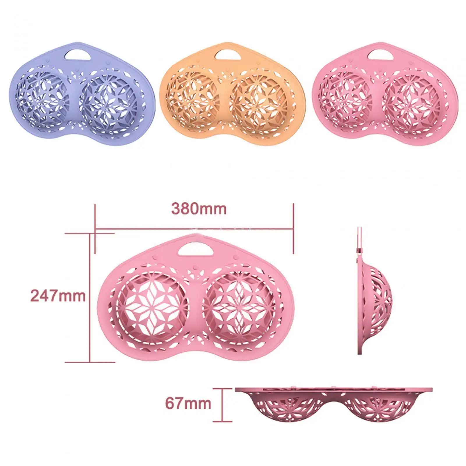 Bra Washing Bag Silicone Bra Laundry Bag Women Portable Cleaning Silicone Lingerie Bag for Panties Ties Clothes Underwear Towel 3