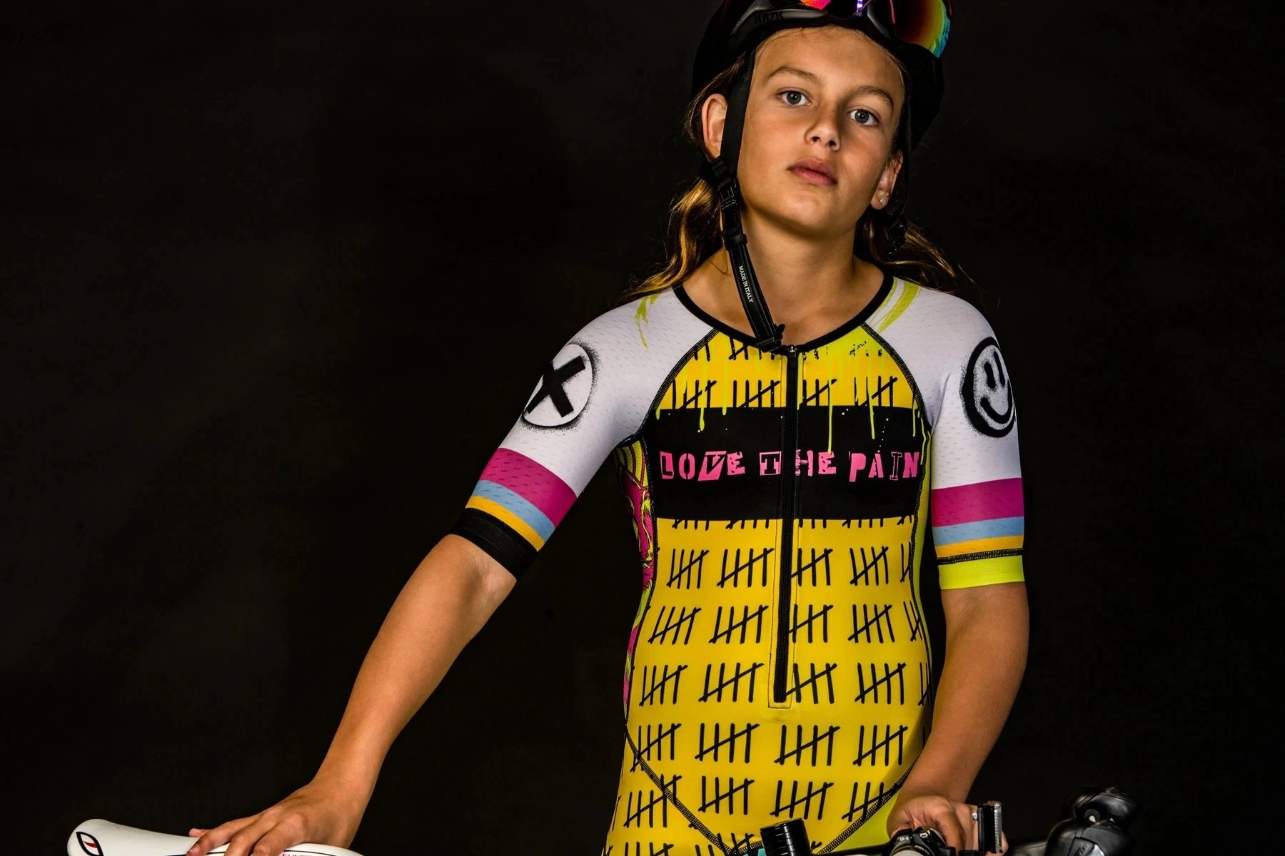 LOVE THE PAIN　サイクリングウェア Love The Pain Child Short Sleeve Speed Suit Outdoor Practice