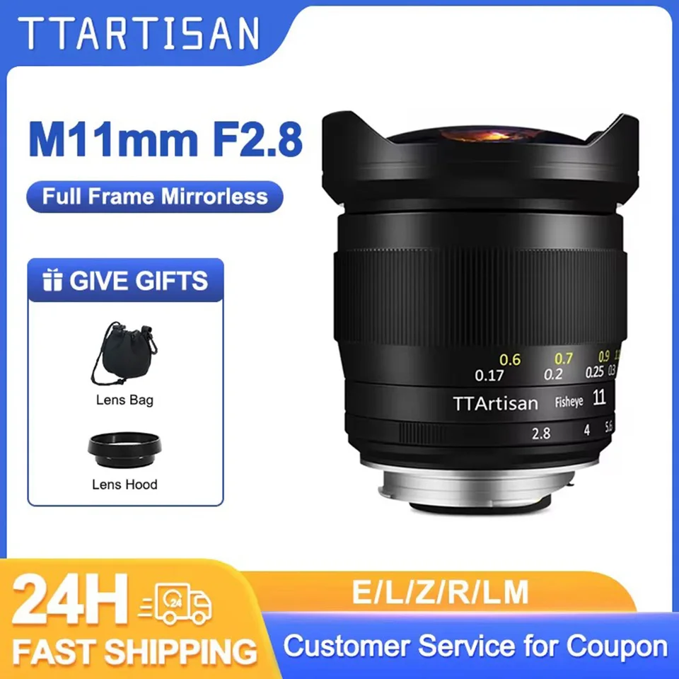 TTArtisan 11mm f/2.8 広角レンズ Lマウント　魚眼レンズ TTArtisan 11mm F2.8 超広角魚眼レンズ フルフレーム カメラ
