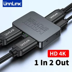4K HDMI Splitter for Dual Display and Projector Sharing (1 In 2 Out)