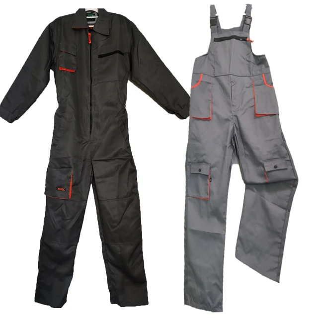 Bib Overall Men Work Clothing Coverall Repairman Strap Jumpsuit Worker  Cargo Pants Working uniform Romper ropa de trabajo hombre - AliExpress