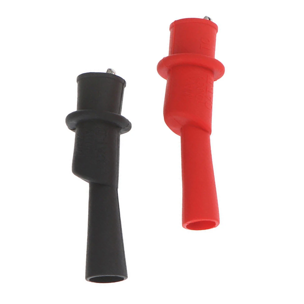 

2 шт. мультиметр с зажимом типа крокодил P2008 Встроенный 2 мм Зонд Изолированный зажим типа крокодил для электрических тестовых датчиков 1000 в 10 А