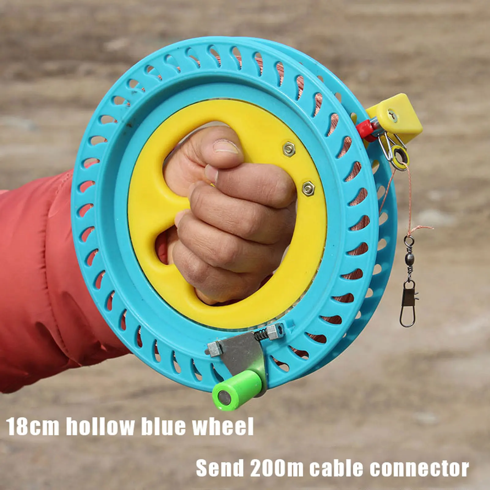 Grip Kite Line Winding Reel Twisted String Winding Reel Grip Wheel Smooth Rotation Ball Bearing Tool 6