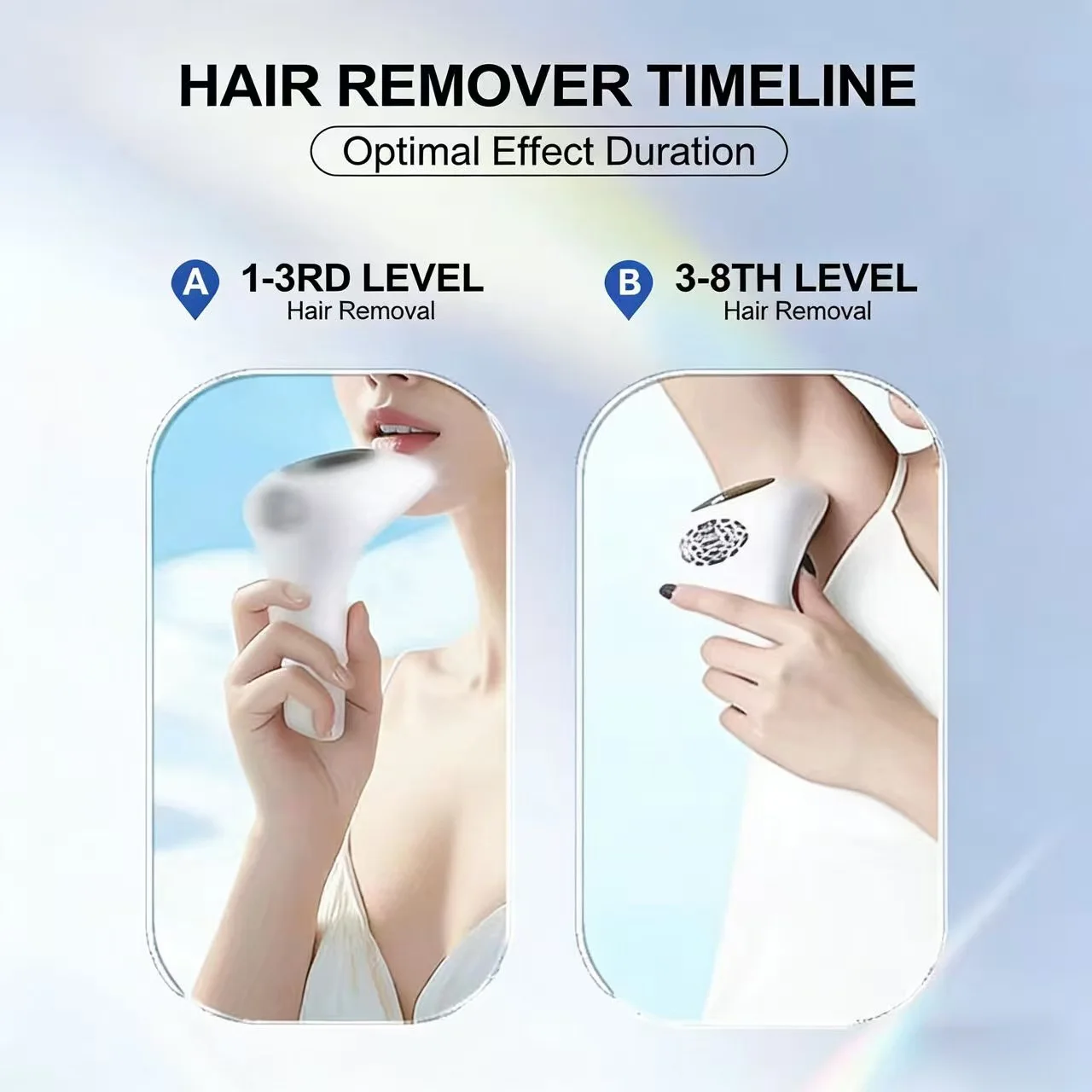 מכשיר להסרת שיער בלייזר IPL מקצועי וקבוע לגוף כולו, מכשיר להסרת שיער קבוע לנשים לשימוש ביתי