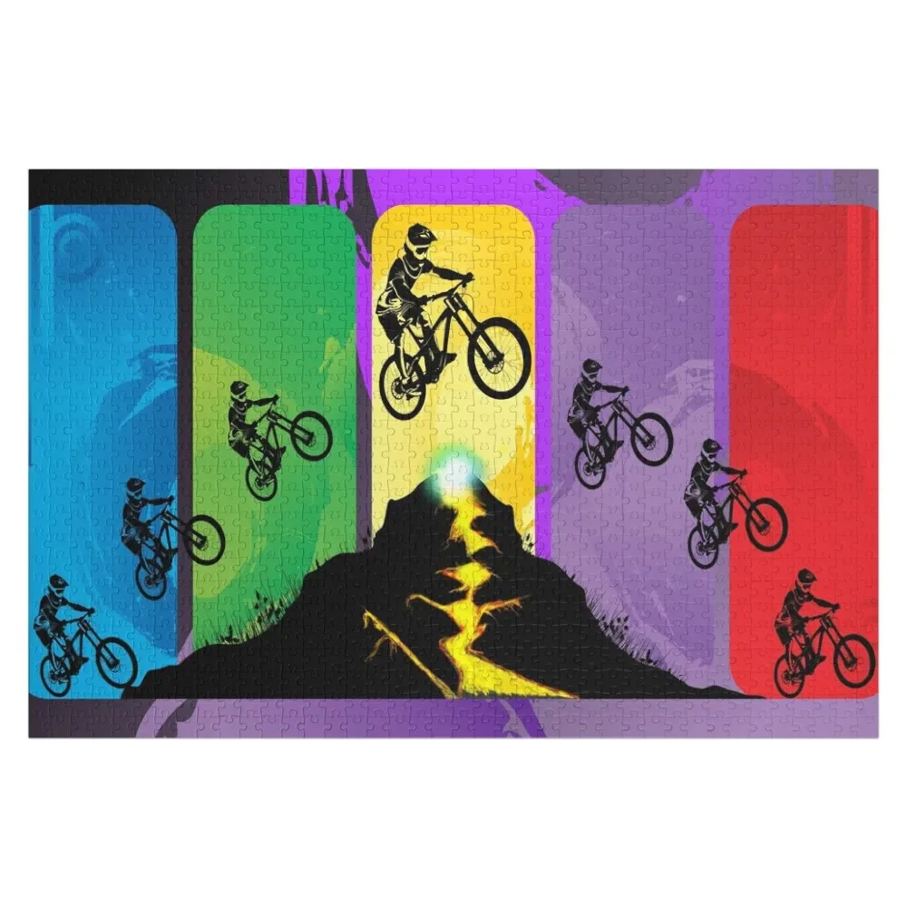

that plunge into the slopes Jigsaw Puzzle Custom Wood Personalized Puzzle